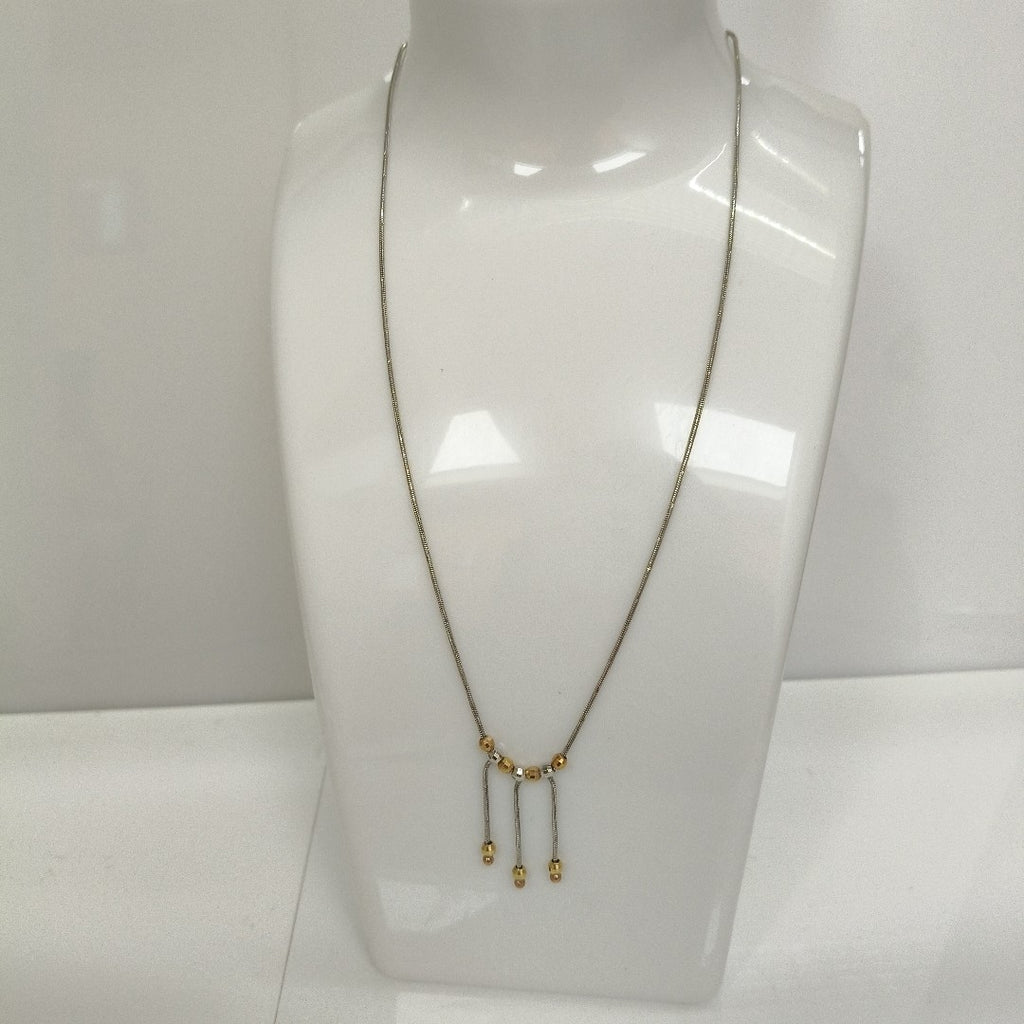 GARGANTILLA ORO BLANCO 14 K 4,80 GRMS (SEMINUEVO)