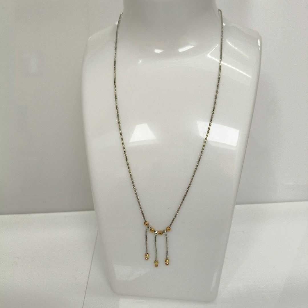 GARGANTILLA ORO BLANCO 14 K 4,80 GRMS (SEMINUEVO)