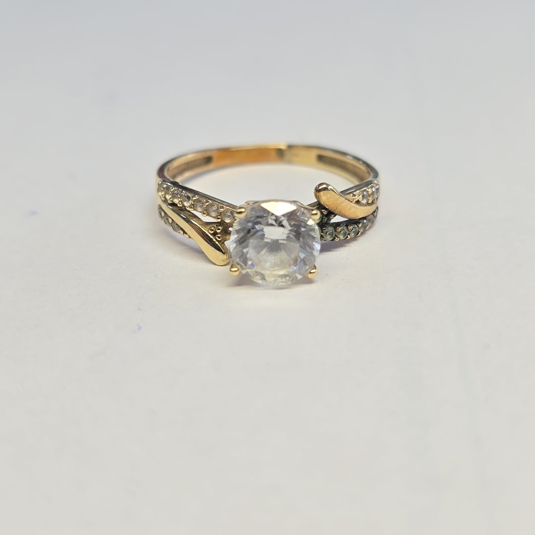 SOLITARIO ORO 14 K 2,20 GRMS (SEMINUEVO)