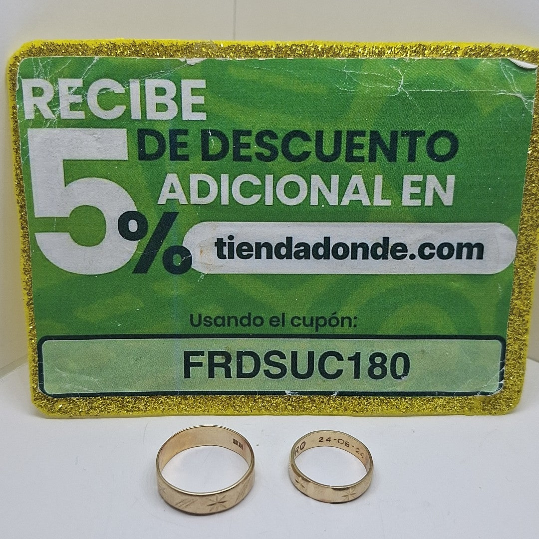 ARGOLLA ORO 10 K 6,70 GRMS (SEMINUEVO)