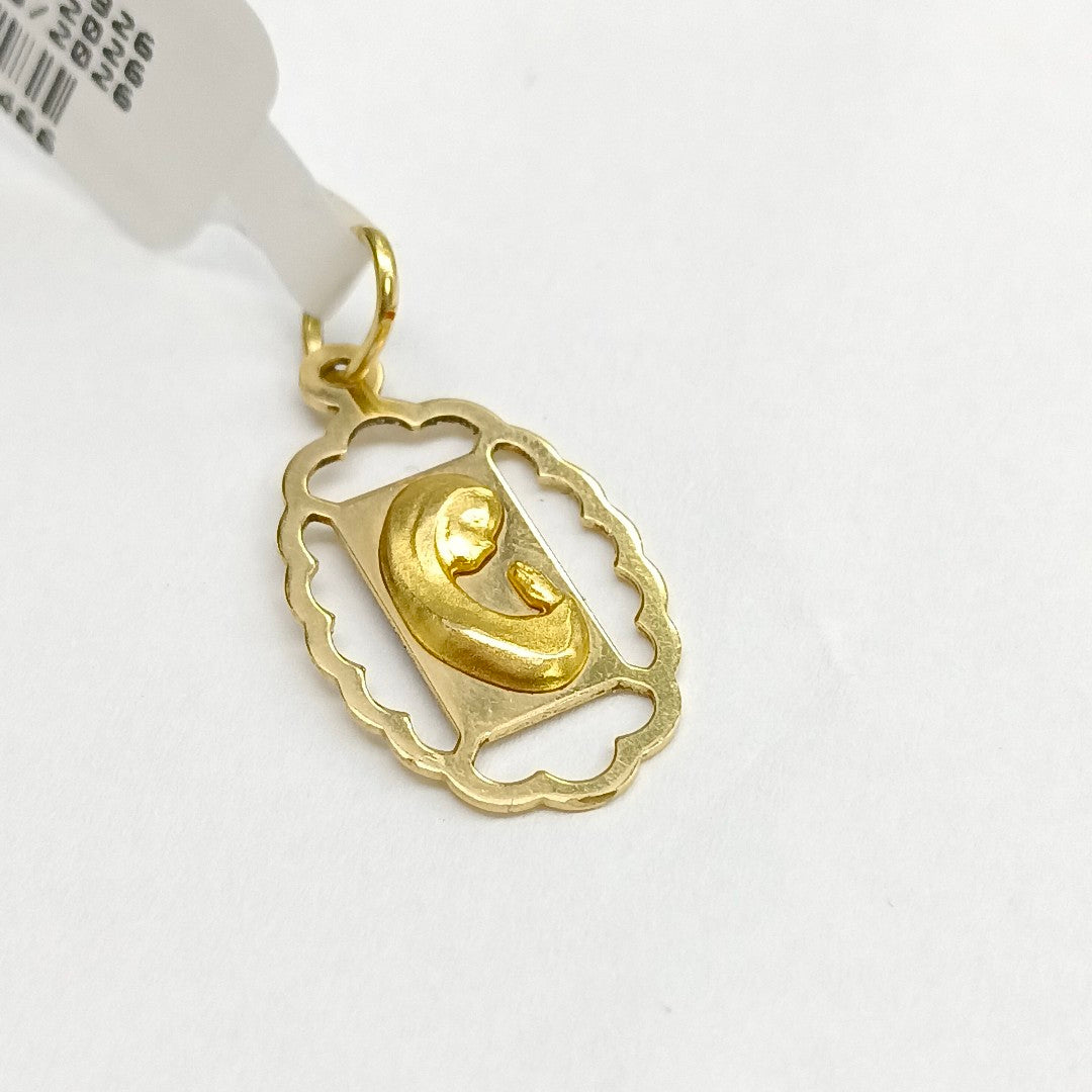 MEDALLA RELIGIOSA ORO 18 K 1.7 GRMS (SEMINUEVO)