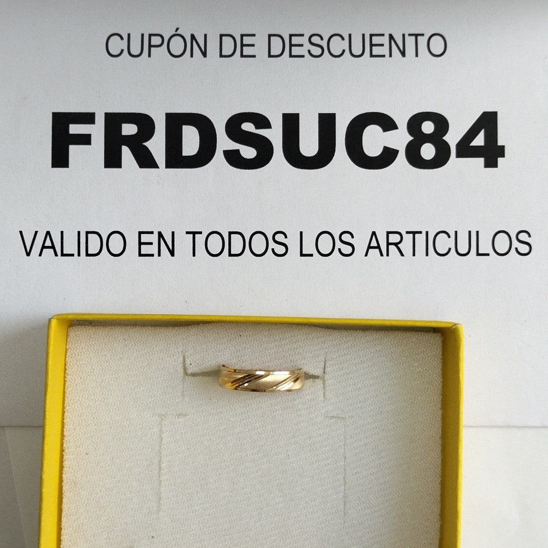 ARGOLLA ORO 10 K 1.1 GRMS (SEMINUEVO)