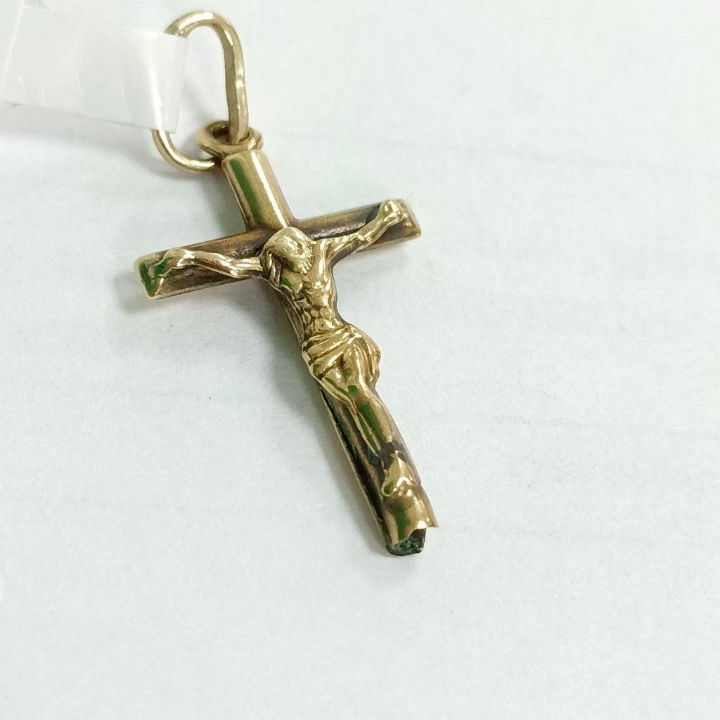 CRUCIFIJO ORO 10 K 1.1 GRMS (SEMINUEVO)