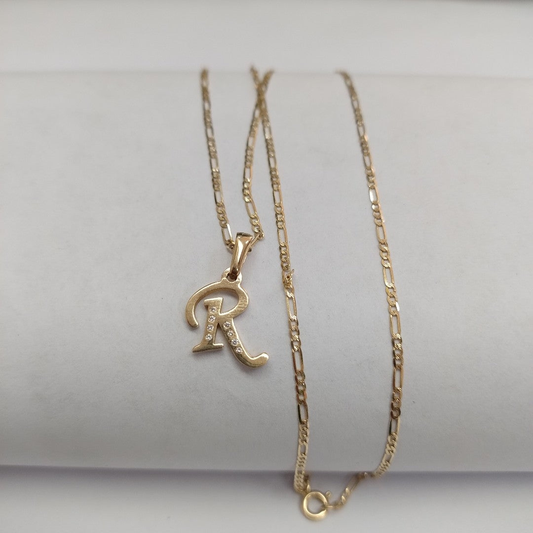 CADENA, DIJE ORO 14 K 2.7 GRMS (SEMINUEVO)