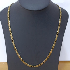 GARGANTILLA ORO, RODIADO 10 K 25.4 GRMS (SEMINUEVO)