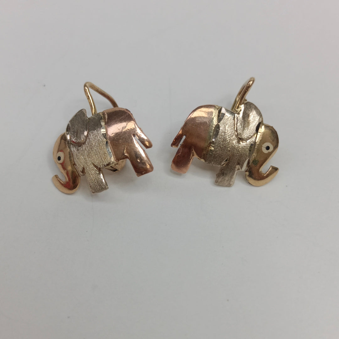 ARETES PAR ORO 10 K 2,10 GRMS (SEMINUEVO)