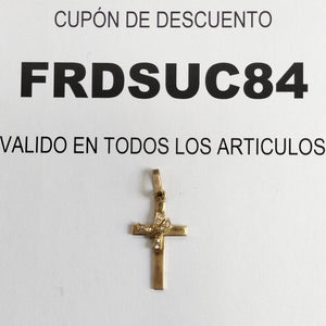 CRUZ, DIJE ORO 14 K 3.9 GRMS (SEMINUEVO)
