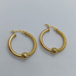 ARRACADAS PAR ORO 14 K 3,80 GRMS (SEMINUEVO)