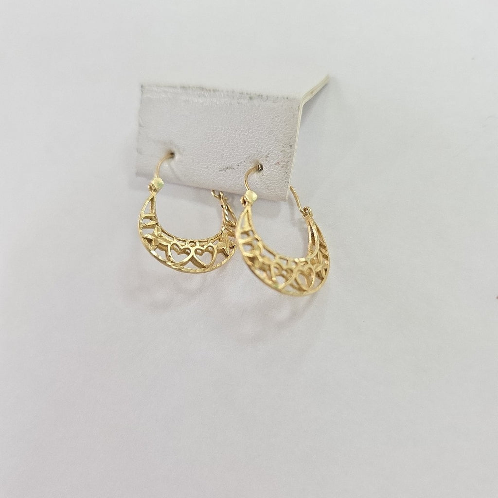 ARRACADAS PAR ORO 10 K 1.7 GRMS (SEMINUEVO)