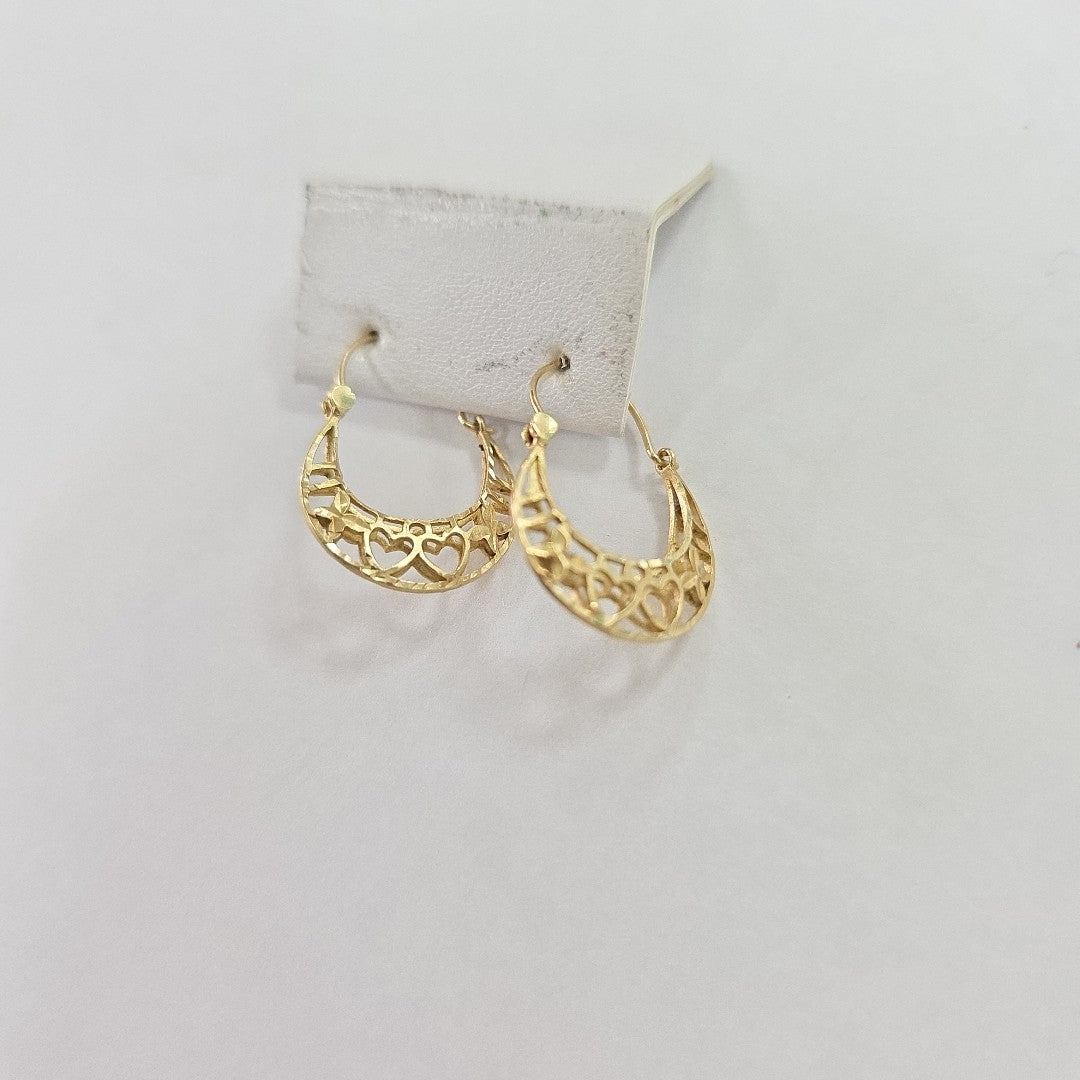 ARRACADAS PAR ORO 10 K 1.7 GRMS (SEMINUEVO)