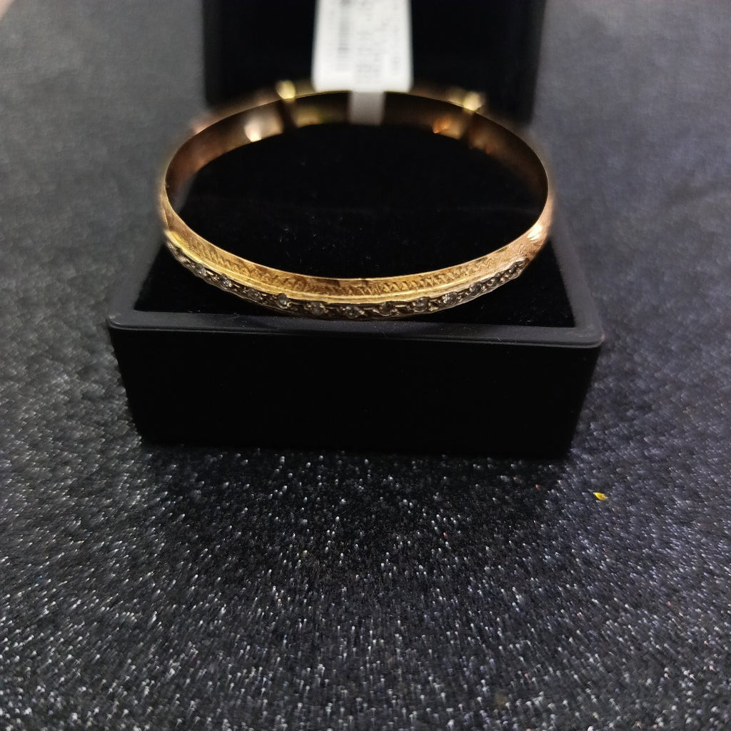 PULSERA RIGIDA ORO 14 K 7.5 GRMS (SEMINUEVO)
