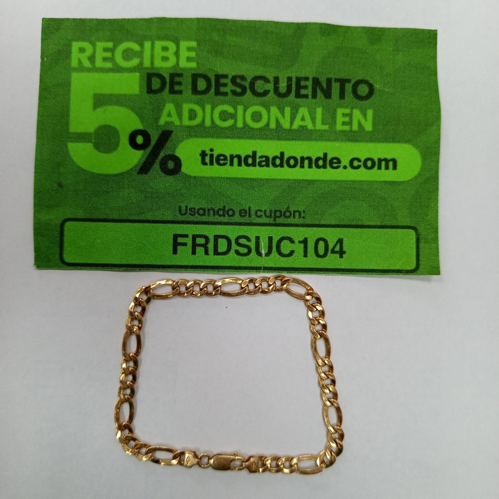 PULSERA ORO 14 K 4.6 GRMS (SEMINUEVO)