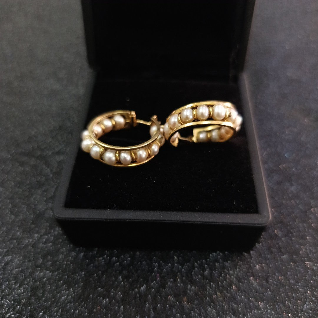 ARRACADAS PAR ORO 14 K 7.1 GRMS (SEMINUEVO)