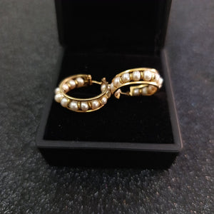 ARRACADAS PAR ORO 14 K 7.1 GRMS (SEMINUEVO)