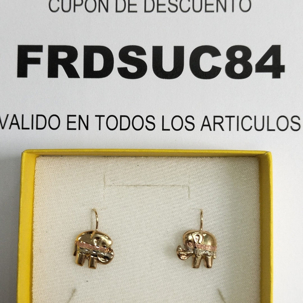 ARETES PAR ORO 14 K 1.8 GRMS (SEMINUEVO)
