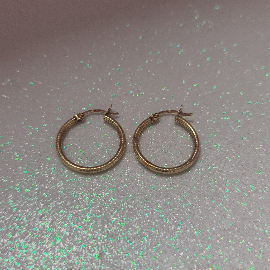 ARRACADAS PAR ORO 14 K 2,20 GRMS (SEMINUEVO)