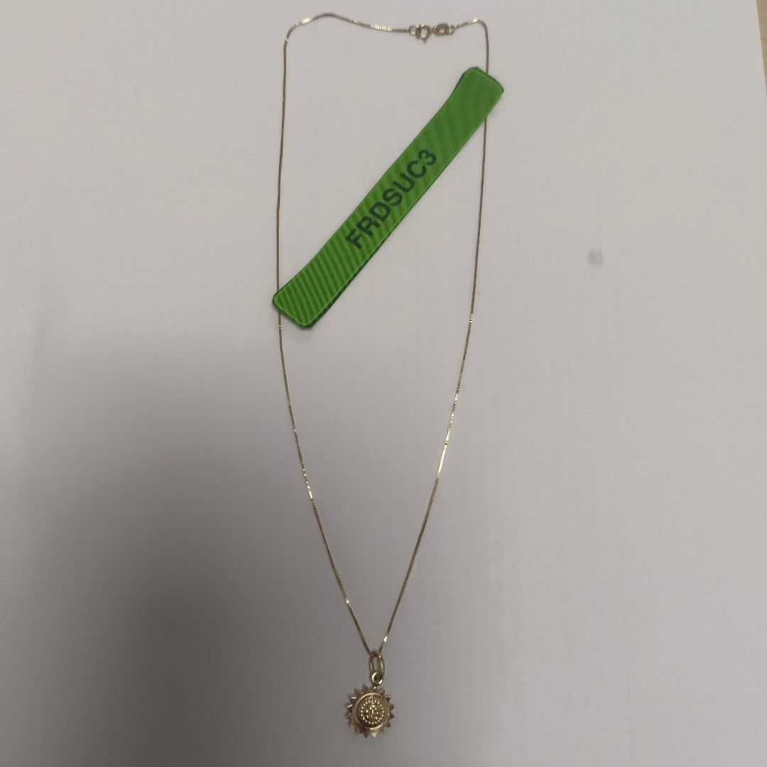 CADENA, DIJE ORO 14 K 1.9 GRMS (SEMINUEVO)