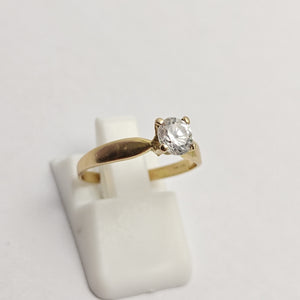 SOLITARIO ORO 14 K 1.3 GRMS (SEMINUEVO)