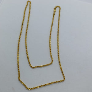 CADENA ORO 14 K 3.2 GRMS (SEMINUEVO)