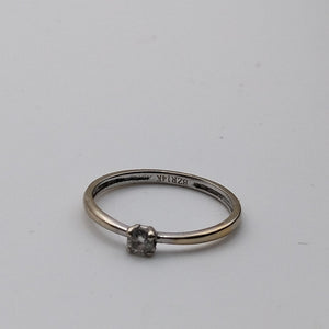 ANILLITO ORO BLANCO 14 K 1.2 GRMS (SEMINUEVO)
