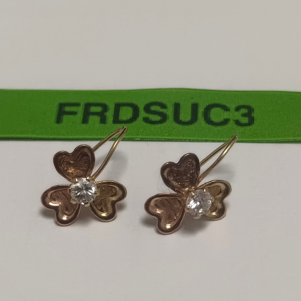 ARETES PAR ORO 14 K 1,50 GRMS (SEMINUEVO)
