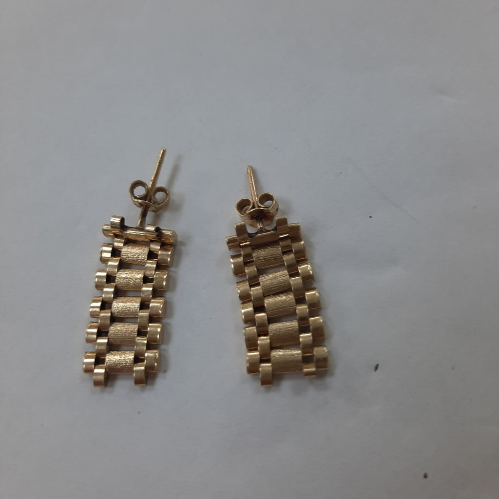 BROQUELES PAR ORO 14 K 3.7 GRMS (SEMINUEVO)