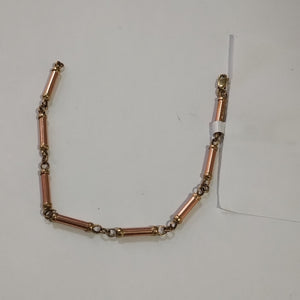 PULSERA ORO COMBINADO 10 K 4,60 GRMS (SEMINUEVO)