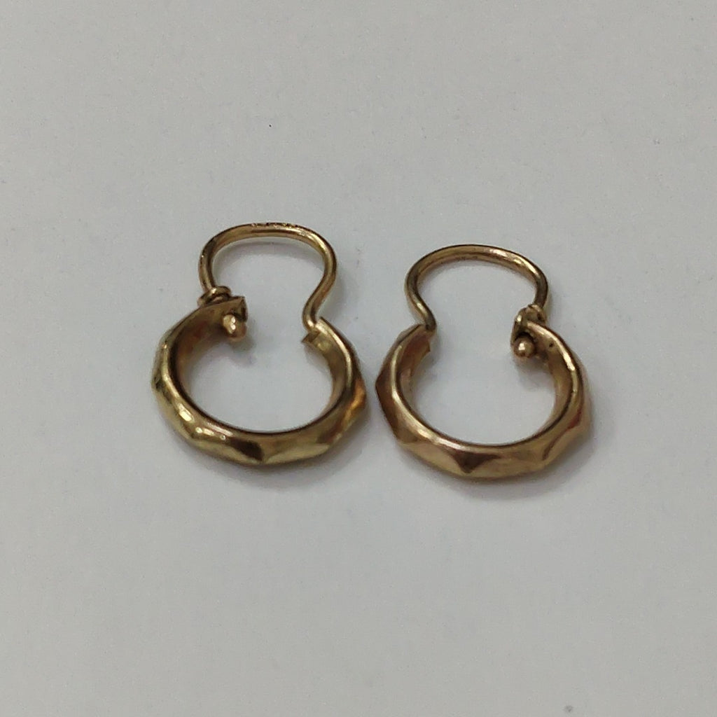 ARRACADAS PAR ORO 10 K 1 GRMS (SEMINUEVO)