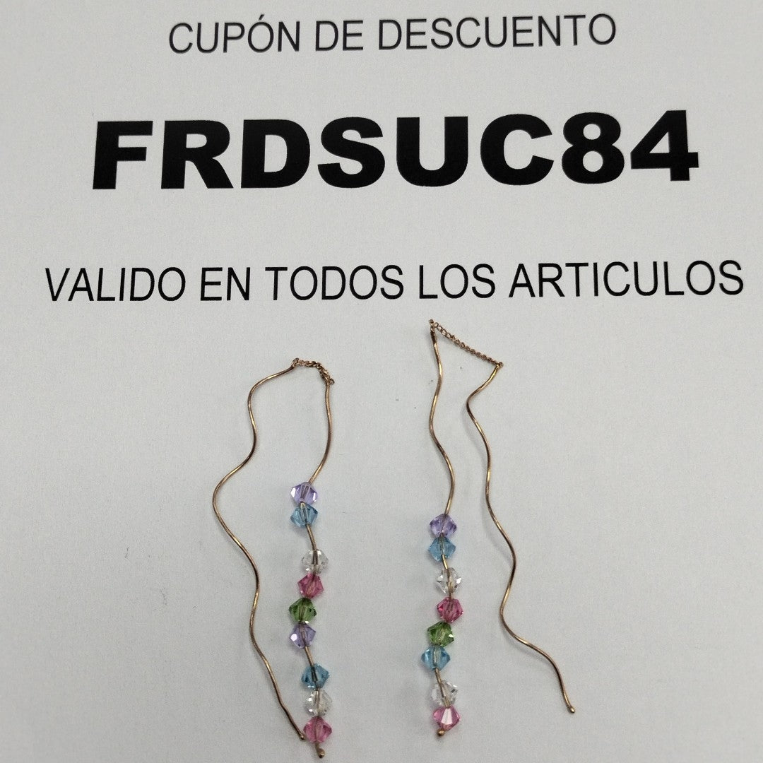 ARETES PAR ORO 10 K 2,10 GRMS (SEMINUEVO)