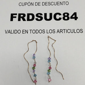 ARETES PAR ORO 10 K 2,10 GRMS (SEMINUEVO)