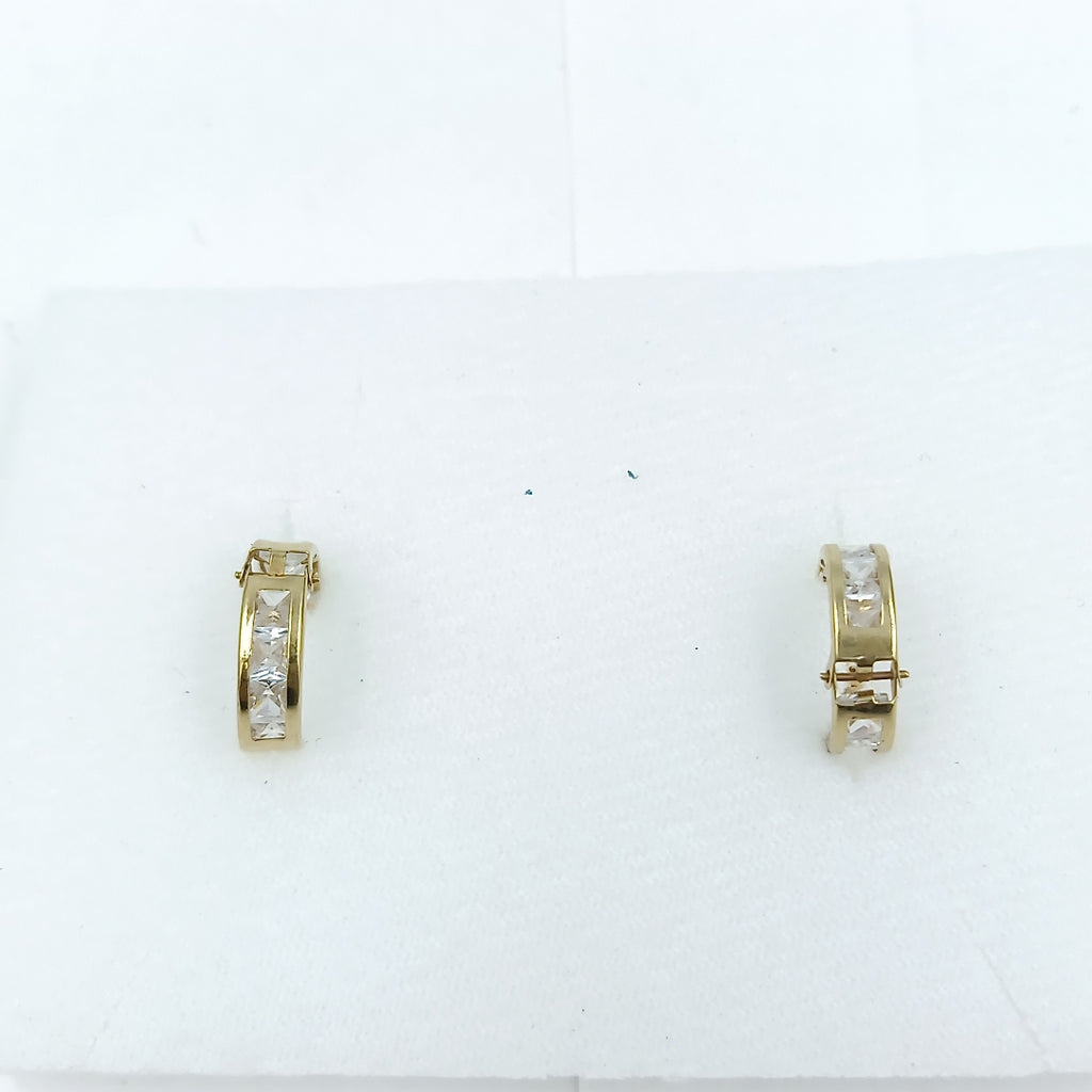 ARRACADAS PAR ORO 10 K 1,80 GRMS (SEMINUEVO)