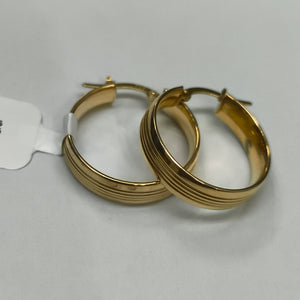 ARRACADAS PAR ORO 14 K 2.6 GRMS (SEMINUEVO)
