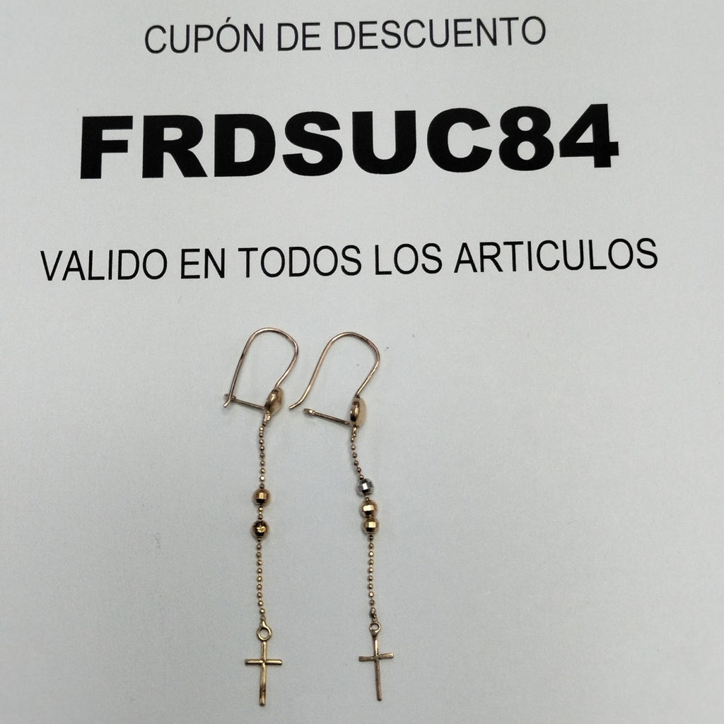 ARETES PAR ORO 10 K 1,90 GRMS (SEMINUEVO)