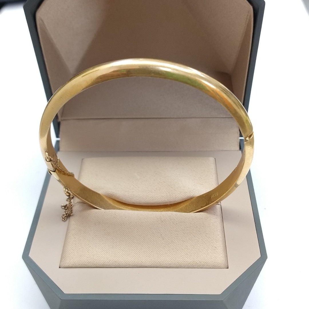 PULSERA RIGIDA ORO 18 K 12.9 GRMS (SEMINUEVO)