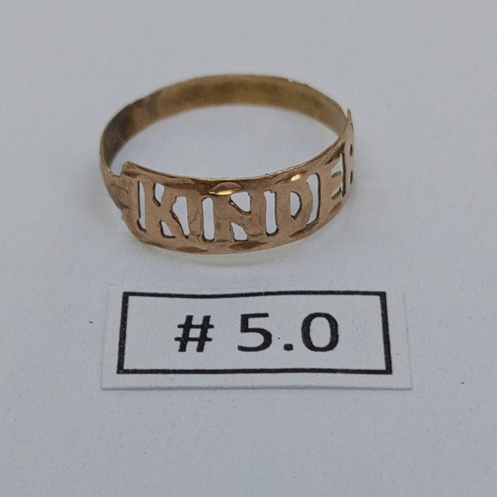 ANILLO DE GRADUACIÓN ORO 10 K 0.4 GRMS (SEMINUEVO)