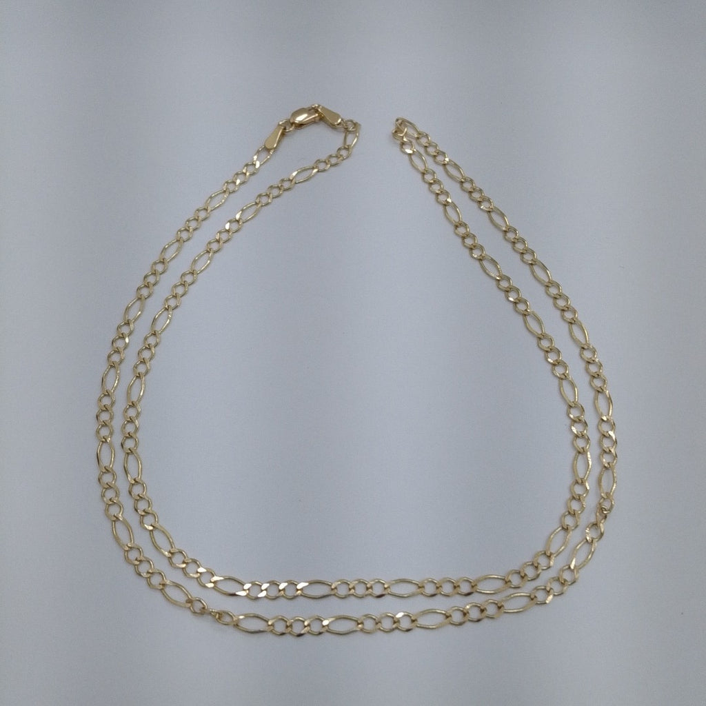 CADENAS 3X1 ORO 14K 55 CM 5.1 GR (NUEVO)