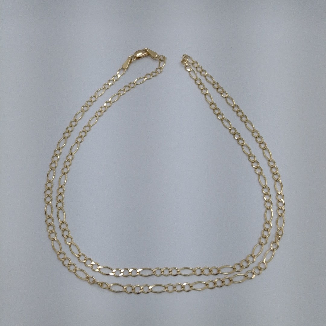 CADENAS 3X1 ORO 14K 55 CM 5.1 GR (NUEVO)