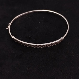 PULSERA RIGIDA ORO BLANCO 10 K 4,20 GRMS (SEMINUEVO)