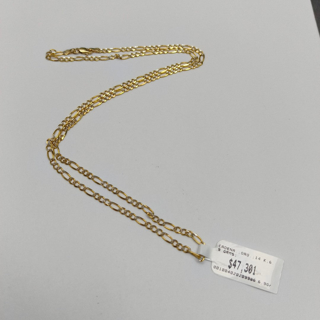 CADENA ORO 14 K 6.9 GRMS (SEMINUEVO)
