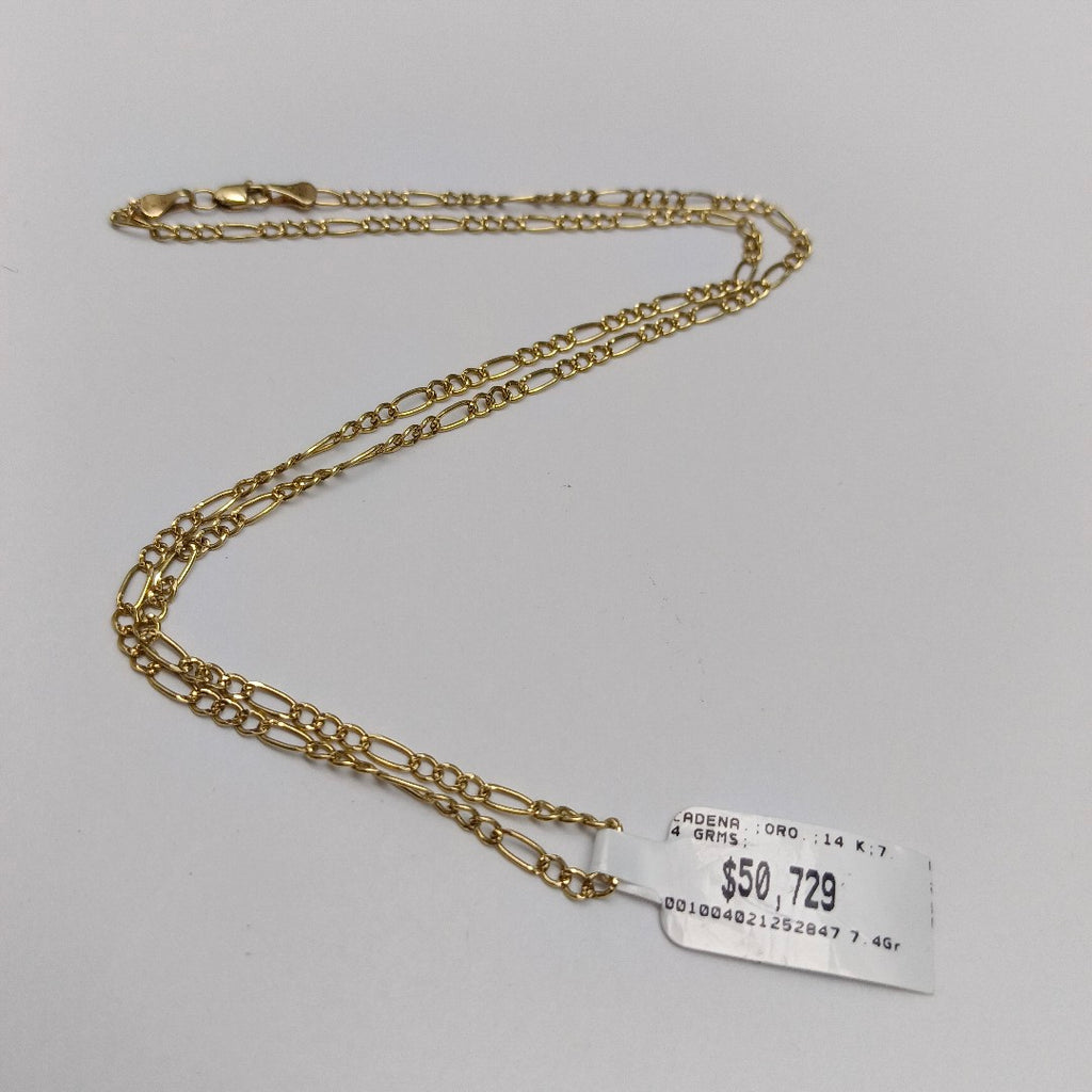 CADENA ORO 14 K 7.4 GRMS (SEMINUEVO)