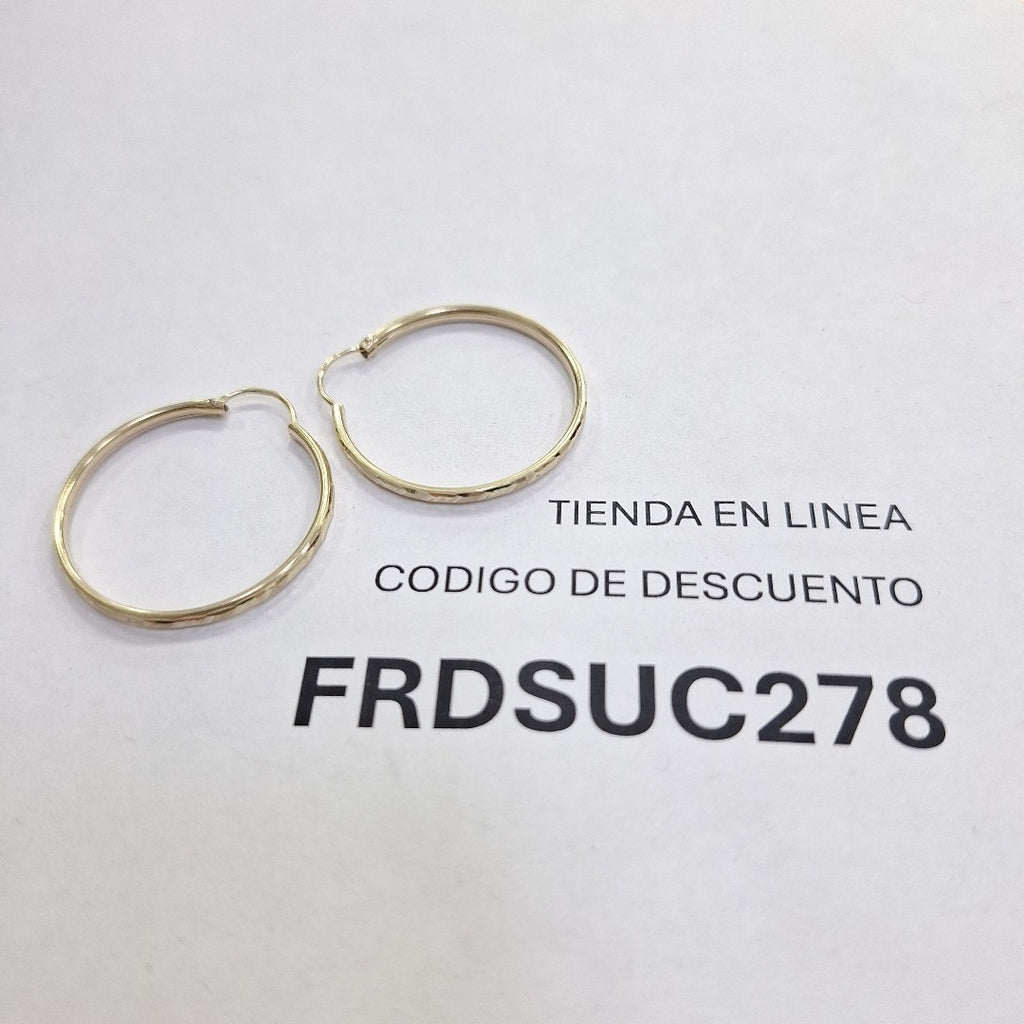 ARRACADAS PAR ORO 10 K 2.6 GRMS (SEMINUEVO)