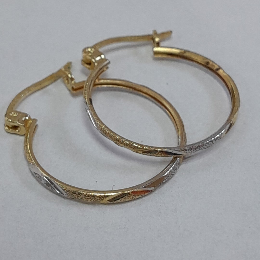 ARRACADAS PAR ORO 14 K 1.2 GRMS (SEMINUEVO)