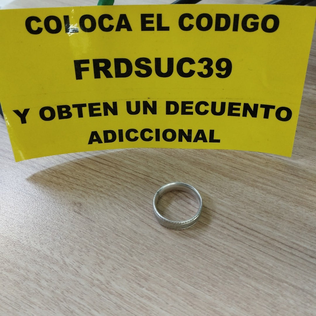 ANILLO PLATA 5,60 GRMS (SEMINUEVO)