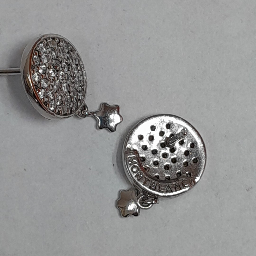 BROQUELES PAR ORO BLANCO 14 K 4.9 GRMS (SEMINUEVO)