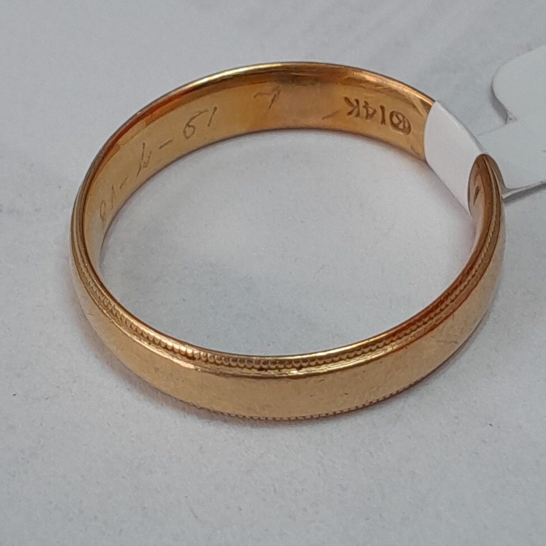ARGOLLA ORO 14 K 5.7 GRMS (SEMINUEVO)