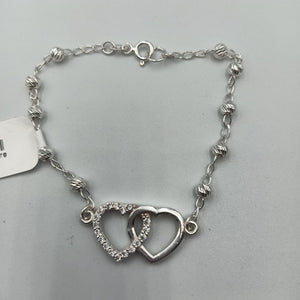 PULSERA TEJIDO TEJIDO ESPECIAL PLATA .925 18 CM 4.1 GR (NUEVO)