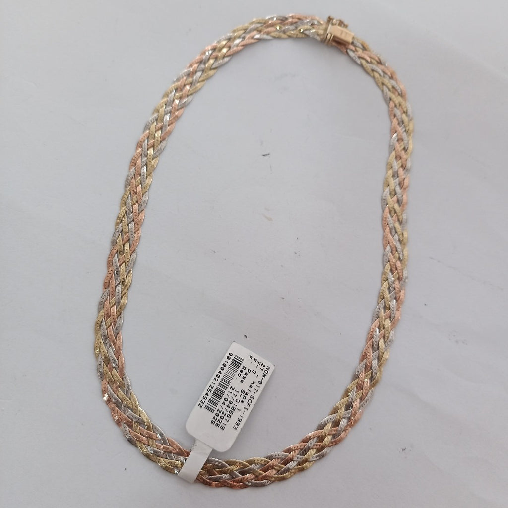 GARGANTILLA ORO COMBINADO 14 K 15,60 GRMS (SEMINUEVO)