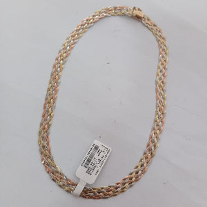 GARGANTILLA ORO COMBINADO 14 K 15,60 GRMS (SEMINUEVO)