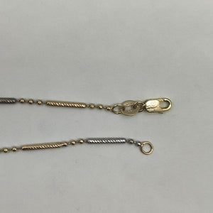 CADENA ORO, ORO COMBINADO 14 K 4.2 GRMS (SEMINUEVO)