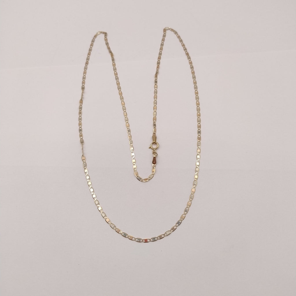 CADENA ORO BLANCO MUY BAJO 10 K 2.9 GRMS (SEMINUEVO)